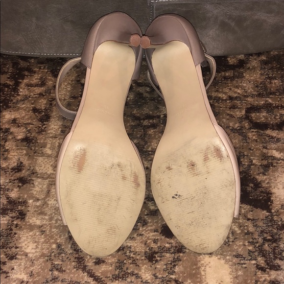 Nine West Graby Peep Toe Leather Heels - Picture 6 of 8